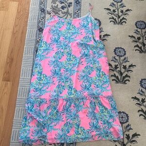 Lilly Pulitzer Pineapple Fabric Maxi Dress